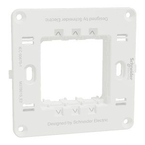 Supporting Frame, Miluz E, 2 gang, white