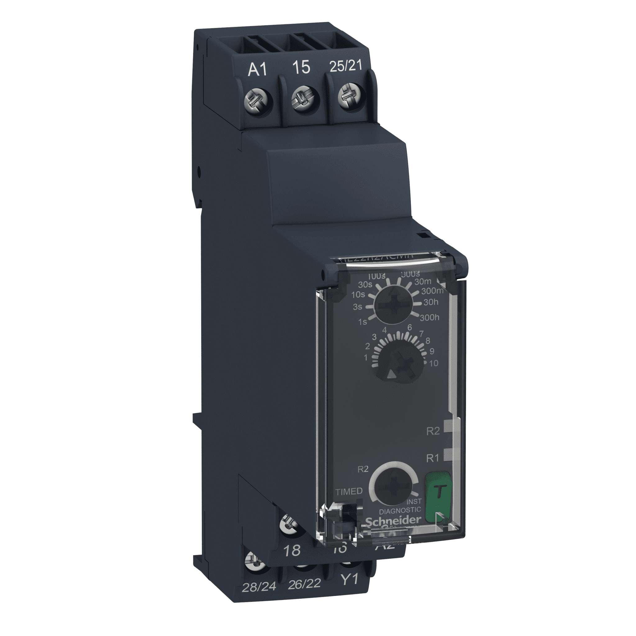 Digital Multifunction Relay multifunction relay, Harmony Timer Relays, 8A, 1 CO, 0.05s…300h ...