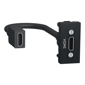 New Unica – HDMI connector prewired – 1 module – anthracite