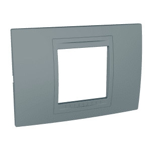 Unica Allegro – cover frame – 2 modules – technical grey