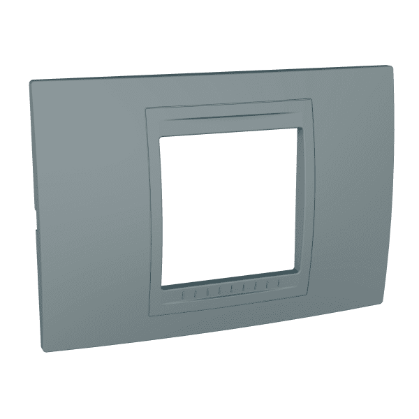 Unica Allegro - cover frame - 2 modules - technical grey