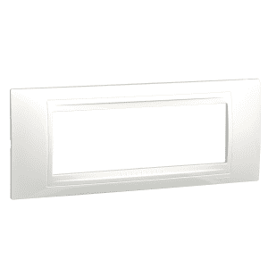 Unica Allegro – cover frame – 6 modules – white