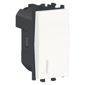 Easy Styl, switch, 1-pole 1-way, 1 module, white