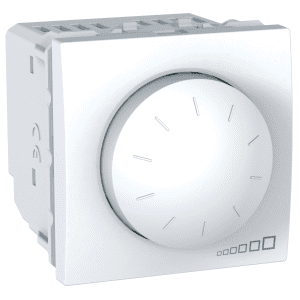 Unica – rotary dimmer – 230 VAC – 40…400 W/VA – white