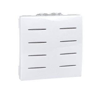 Unica – buzzer – 230V AC – 2 m – clip-in – white