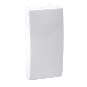 Unica – blind cover plate for – 1 m – white