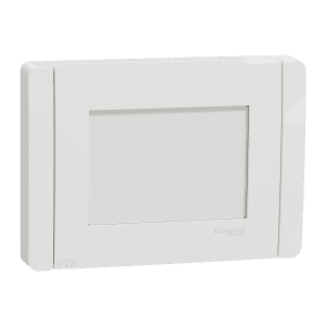 Cover frame, New Unica, 1 gang, 3 modules, IP55, white