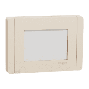 Cover frame, New Unica, 1 gang, 3 modules, IP55, beige