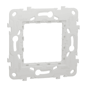 Fixing frame, New Unica, plastic, 2 modules, 1 gang