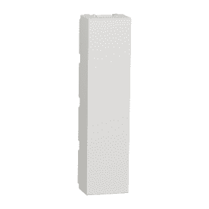 New Unica – 2 x blind cover – 1/2 module – white