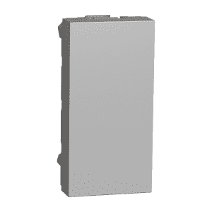 New Unica – blind cover – 1 module – aluminium