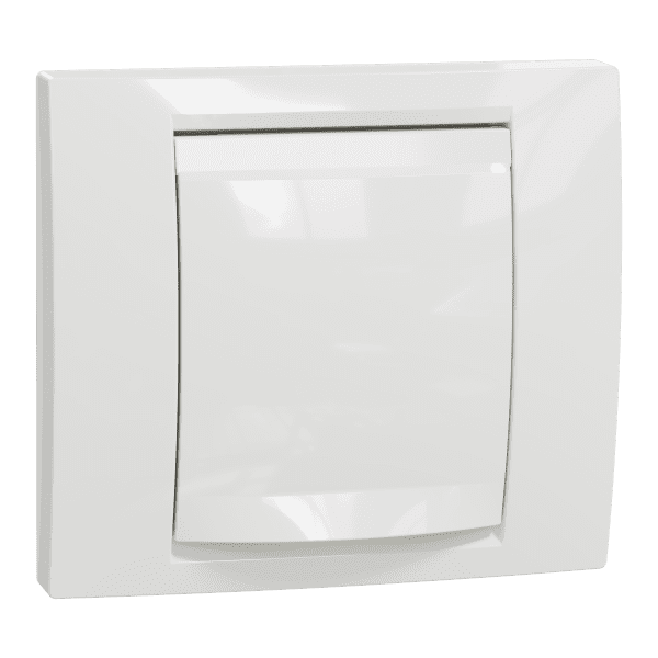 Cover frame, New Unica, 1 gang, 2 modules, white