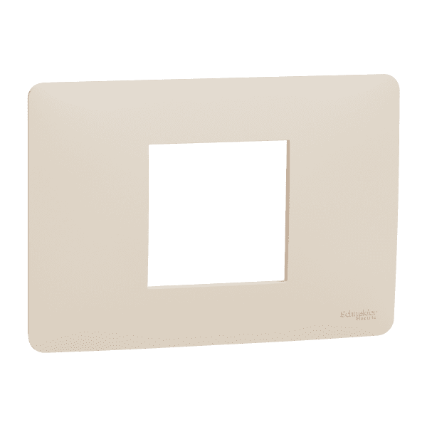 Cover frame, New Unica, 1 gang, 1 module, beige