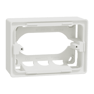 New Unica – mounting box – surface – 1 x 2 modules – white