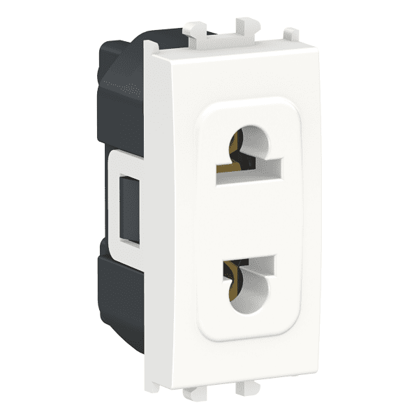 Easy Styl, socket-outlet, 2P, 1 module, white