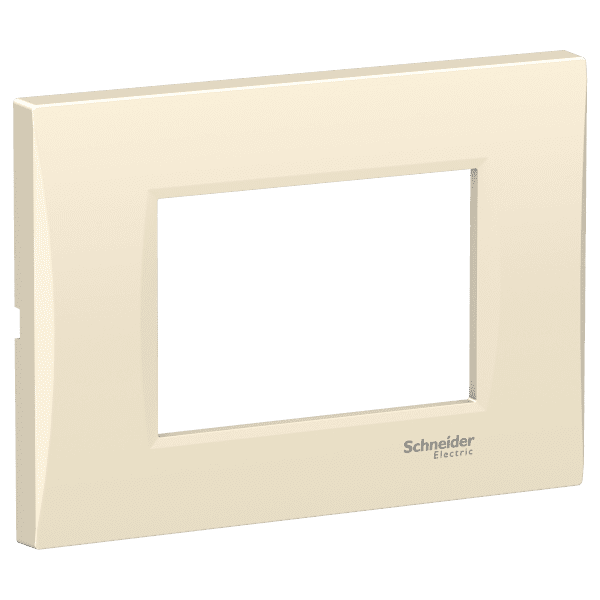 Easy Styl, cover frame, 3 modules, cream