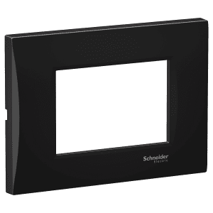 Easy Styl, cover frame, 3 modules, black