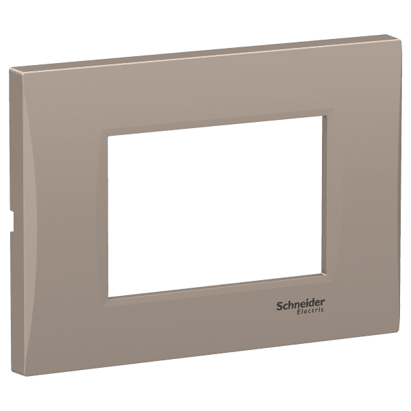 Easy Styl, cover frame, 3 modules, beige