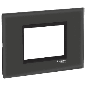 Easy Styl, cover frame, 3 modules, black