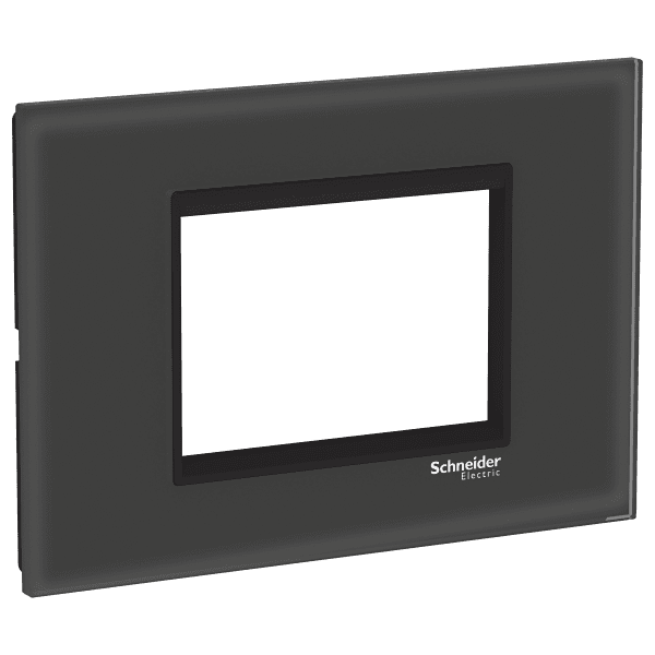 Easy Styl, cover frame, 3 modules, black