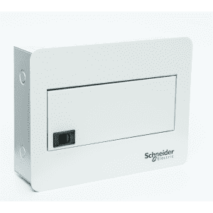 Horizontal metal distribution board, Easy9, 1 row, 12 ways