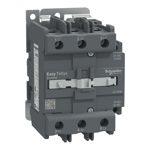 Contactor,Easy TeSys Control,LC1E,3P(3NO),AC-3,<=440V,95A,220V AC coil,50Hz