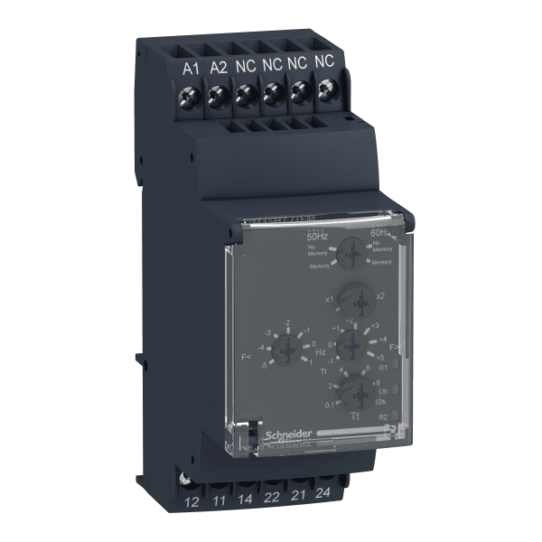 current control relay, Harmony Control Relays, 5A, 2CO, overcurrent or undercurrent detection, 0.15â€¦15A, 24â€¦240V AC DC