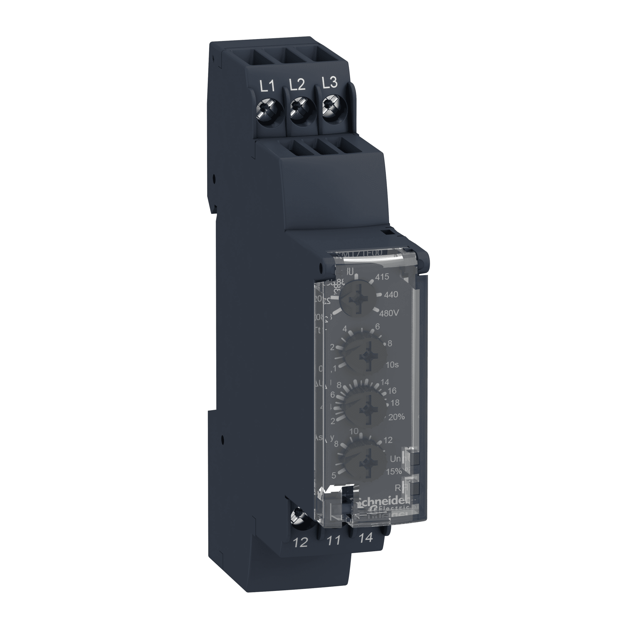 voltage control relay, Harmony Control Relays, 5A, 1CO, 208…480V AC ...