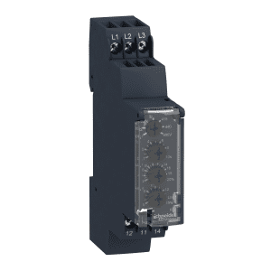 3-phase control relay, Harmony Control Relays, 5A, 1CO, screw connectors, 208…480V AC