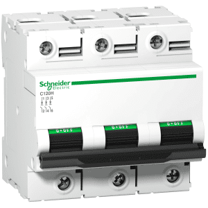 Miniature circuit breaker (MCB), Acti9 iC60L, 3P, 63A, C curve, 15kA (IEC/EN 60947-2)