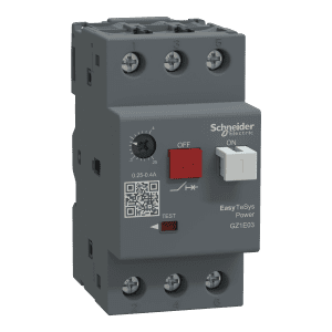 Motor circuit breaker,Easy TeSys Power,GZ1E,AC-3,3P,0.25..0.40A,thermal magnetic trip