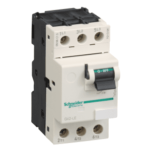 Motor circuit breaker,TeSys Deca frame 2,3P,1.6A,magnetic,toggle control,screw clamp terminals