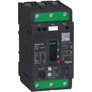 Motor circuit breaker, TeSys GV4, 3P, 115A, Icu 100kA, thermal magnetic, Everlink terminals