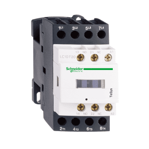 Contactor, TeSys Deca, 4P(2NO+2NC), AC-1, <=440V, 40A, 110VDC coil, screw clamp terminal