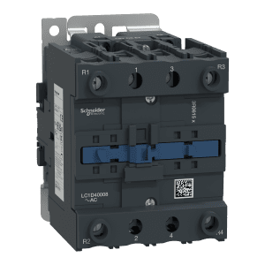 Contactor, TeSys Deca, 4P(2NO+2NC),AC-1 , <=440V, 60A,48V AC 50/60Hz coil, screw clamp terminal