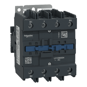 Contactor, TeSys Deca, 4P(4NO), AC-1, <=440V, 125A, 110V AC 50/60Hz coil, screw clamp terminal