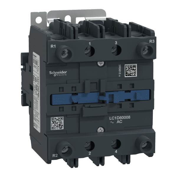 Contactor, TeSys Deca, 4P(2NO+2NC), AC-1, <=440V, 125A, 48V AC 50/60Hz coil, screw clamp terminal