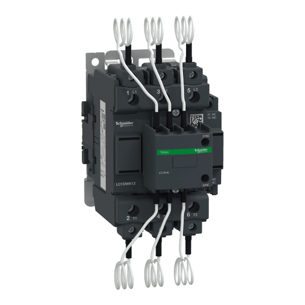 Capacitor contactor, Tesys Deca, 63kVAR at 400/415V 50Hz, 230V AC 50/60Hz coil, screw clamp terminals