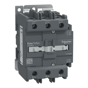 Contactor,Easy TeSys Control,LC1E,3P(3NO),AC-3,<=440V,80A,24V AC coil,50/60Hz